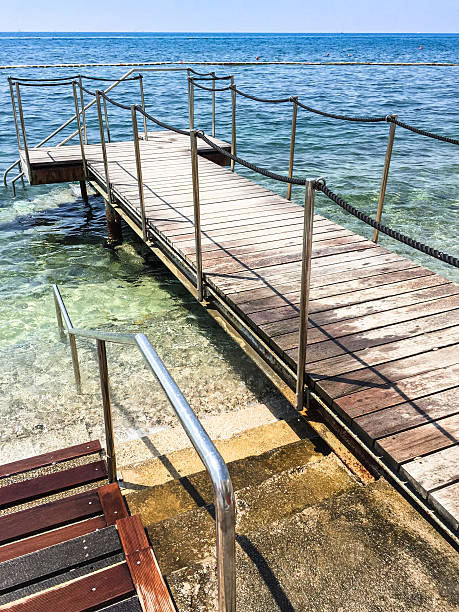 istock wooden summer pier in a tropical beach 509350590