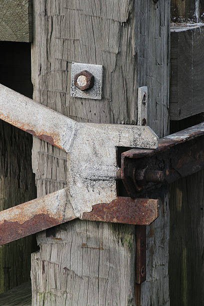istock mooring pile near the locks 509350663