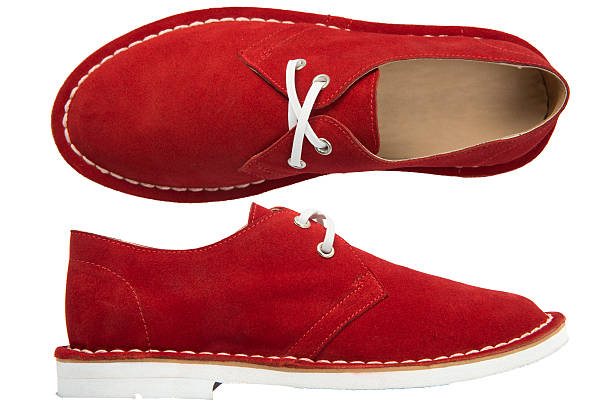 istock Red Suede Women Shoes 509350840