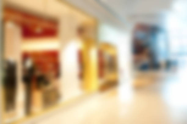 istock Out of Focus Modern Building Lobby Background 509352352