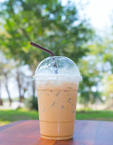 istock Cold milk coffee and ice in glass 509353694