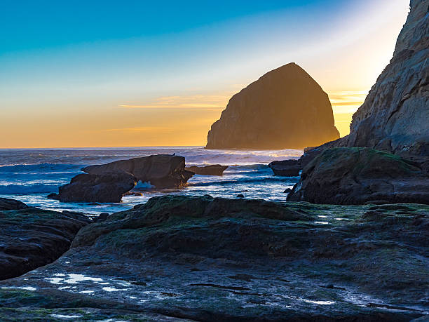istock Sunset Haystack Rock Cape Kiwanda Pacific City Oregon From Rocks 509357044