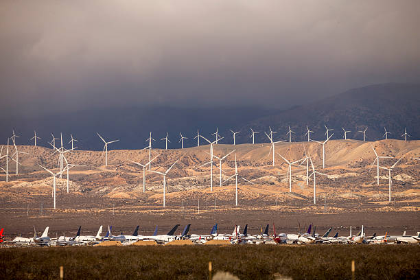 Mojave Air & Space Port under Fog