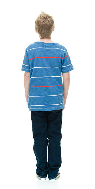 istock Rear view of little boy standing 509362204
