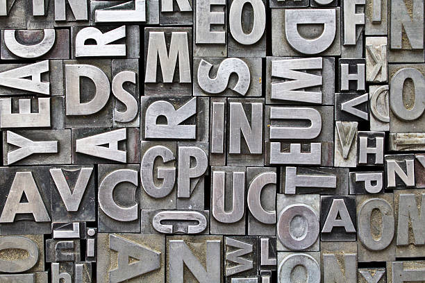 istock Metal Letterpress Letter Background 509362277