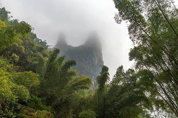 istock Mountain on the side of Lijiang River under Mist, China 509362408