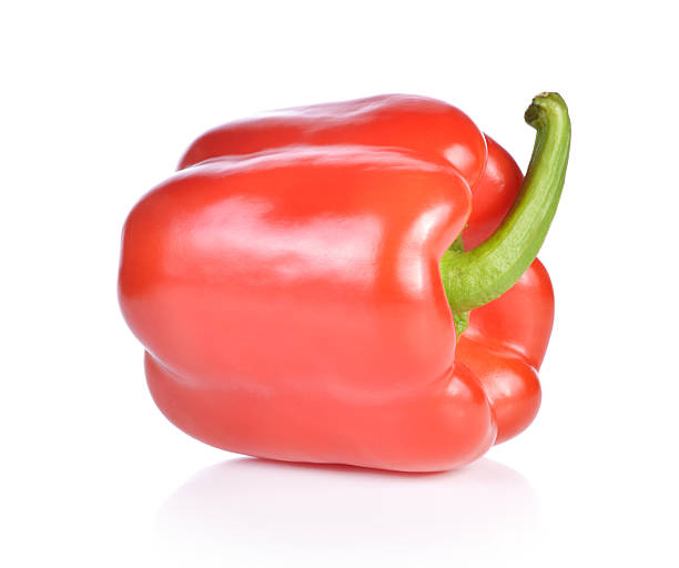 istock red bell pepper, paprika isolated on white 509362638