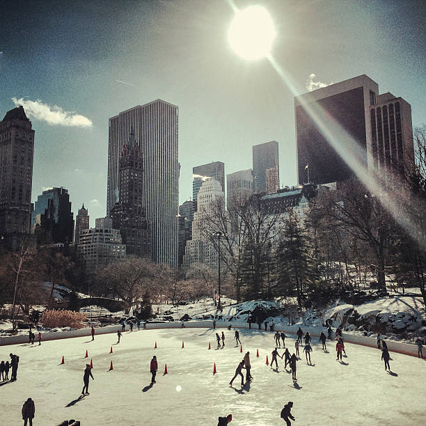 istock People ice-skating in Central Park, New York 509364127