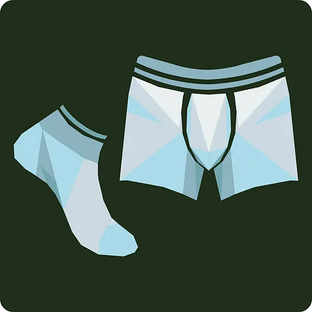 Vector illustration of men's underwear