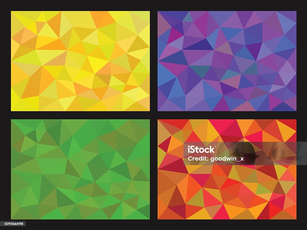 Background Different Color Vector Set Of Polygon Blank Vector Background Different Colors Stock ...