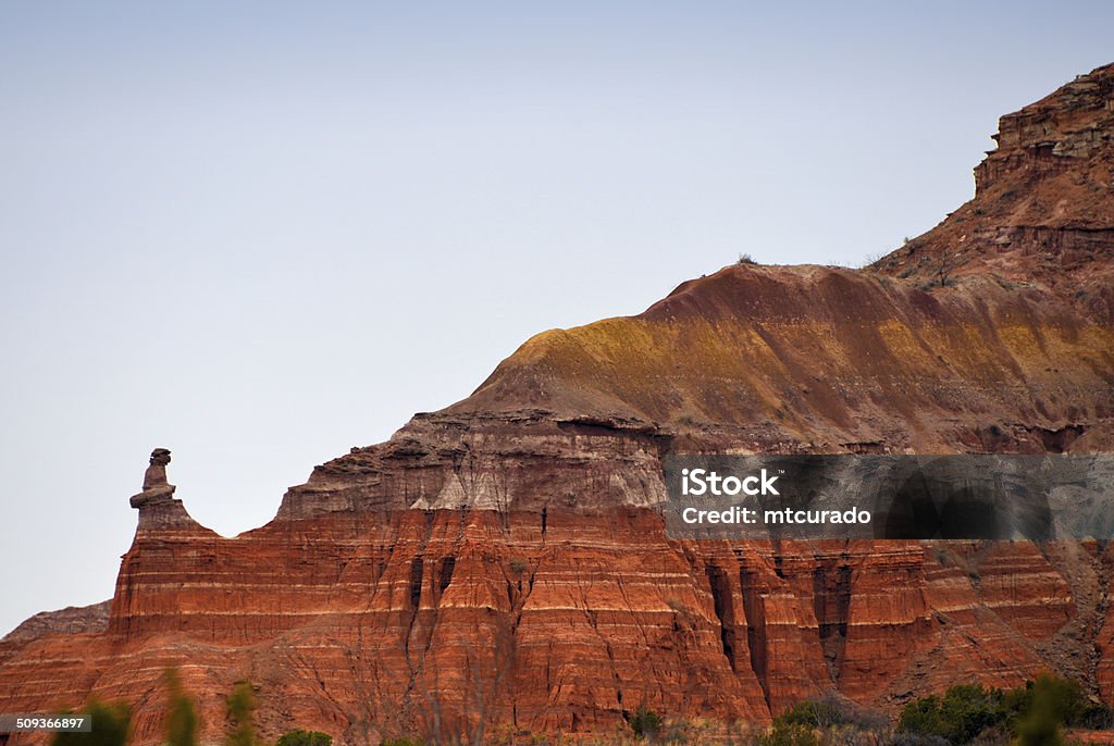 Palo Duro Canyon, Texas Palo Duro Canyon State Park, Texas, USA: Hoodoo and rock strata - Capitol Peak - the canyon is part of the Caprock Escarpment - Texas Panhandle - photo by M.Torres Texas Stock Photo