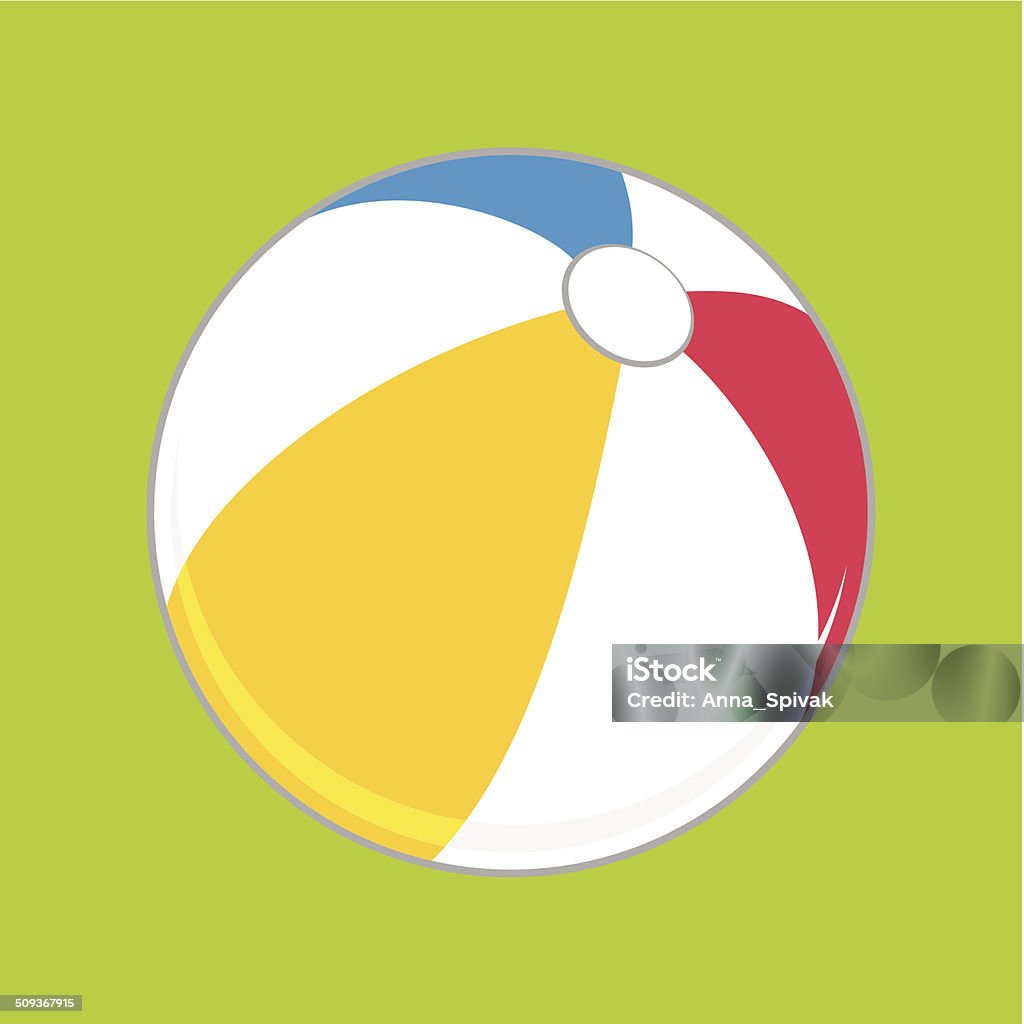Ball. Vector illustration. Vector illustration of multicolored ball. Children's toy. Activity stock vector