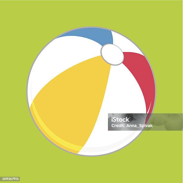 Ball Vector Illustration Stock Illustration - Download Image Now - Activity, Balloon, Beach