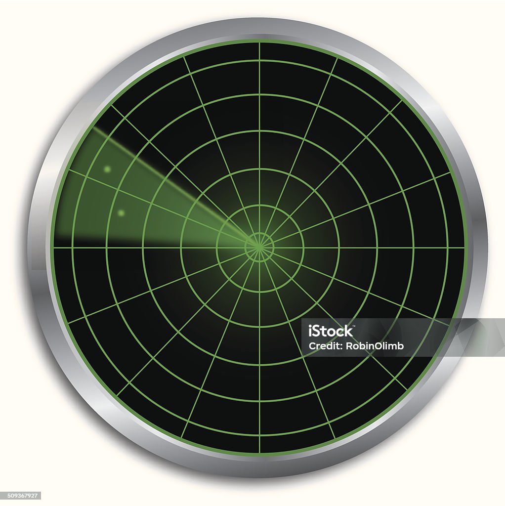 Radar - arte vectorial de Armada libre de derechos