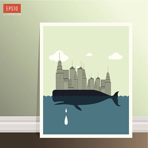 illustrazioni stock, clip art, cartoni animati e icone di tendenza di balena - tear vector illustrations and vector art aciculum