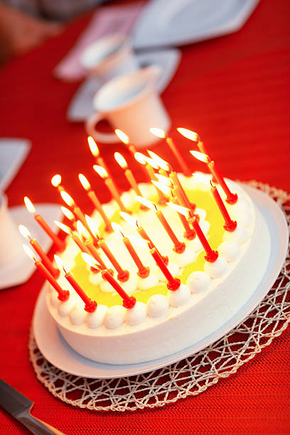 istock birthday cake with red candles 509368763