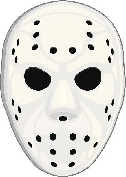 Vector illustration of Hockey Mask