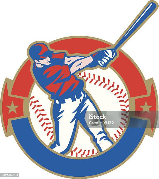 Ilustración de Masa Empanada Cresta De Béisbol y más Vectores Libres de Derechos de Pelota de béisbol - Pelota de béisbol, Béisbol, Columpiarse