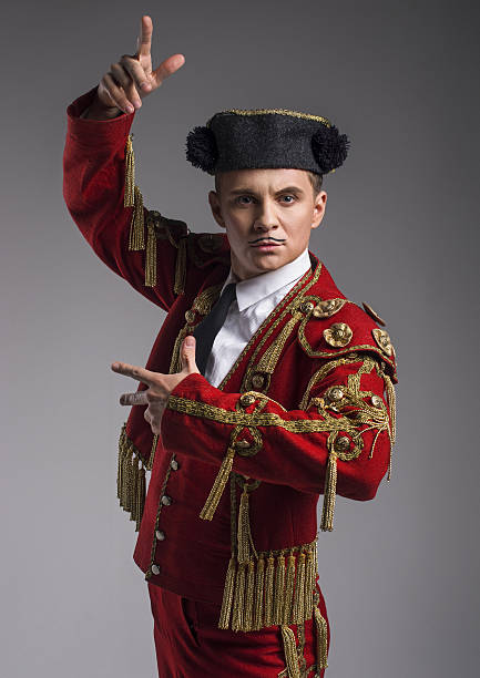 istock Studio shot of man dressed as Spanish matador 509371552