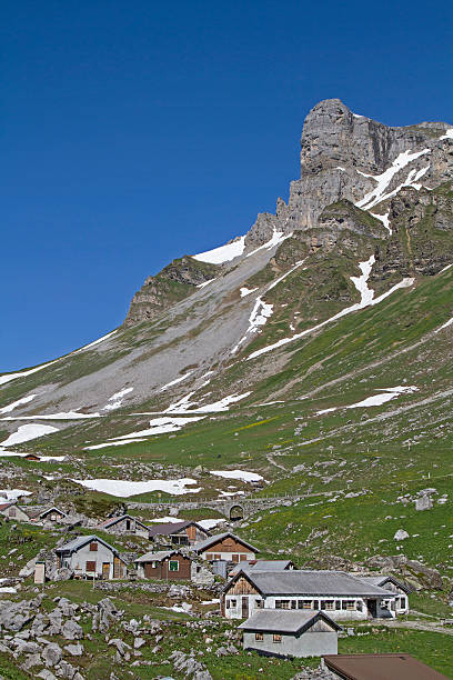 istock pasture village on  Klausenpass 509371716