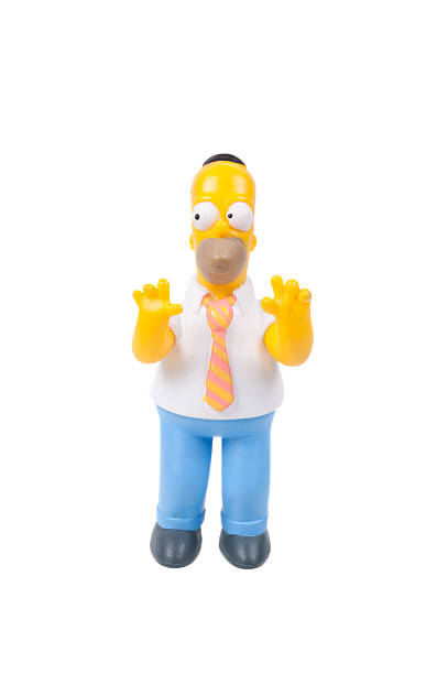 homer simpson 장식용 조각상 - homer 뉴스 사진 이미지