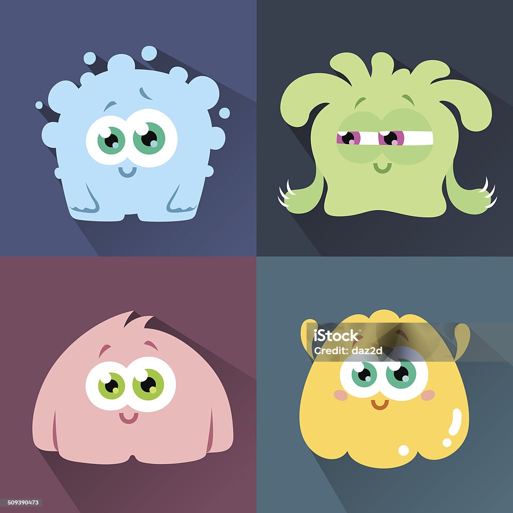 Cute Character Set Six Files included: Characters stock vector