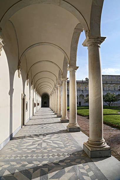 istock Columns and shadows at the Certosa di San Martino 509394033