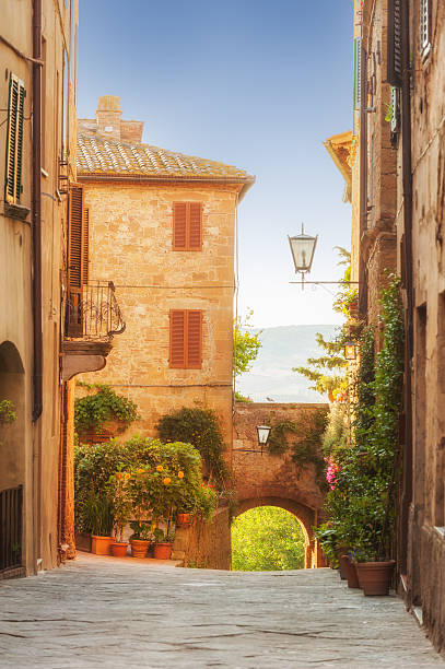 istock The medieval old town and streets in Tuscany 509394319