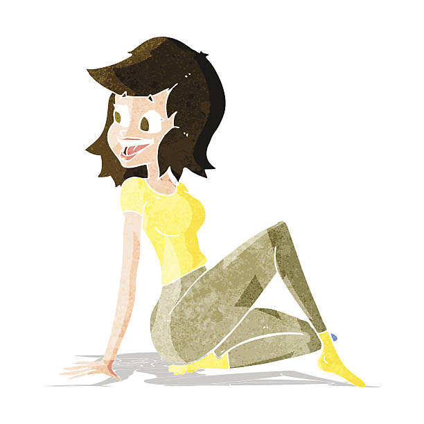 istock cartoon pretty woman looking happy 509396137