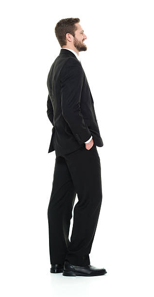 istock Smiling businessman looking away 509407136