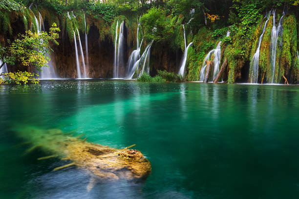 istock Croatia. Plitvice Lakes. Waterfall with turquoise water 509409260