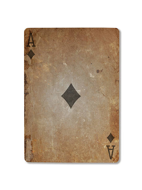 istock Very old playing card, ace of diamonds 509412308