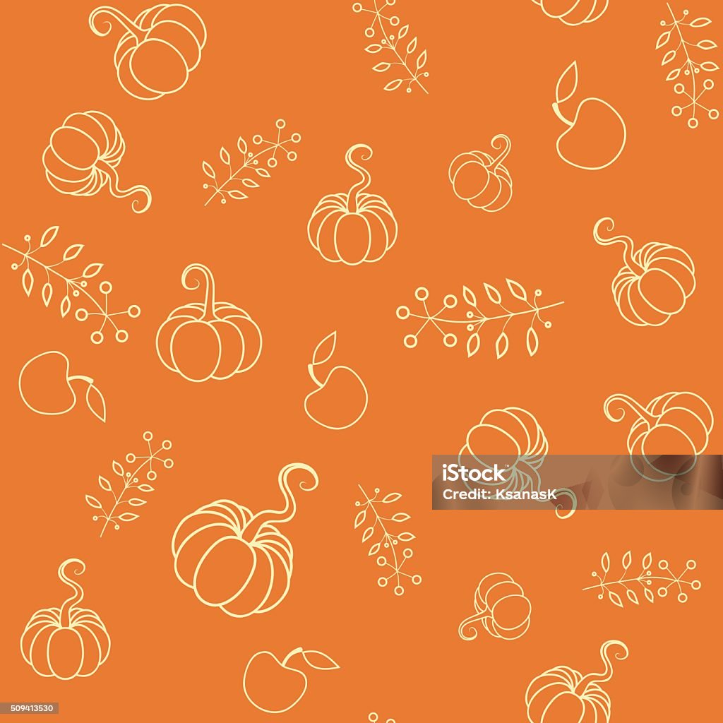 Novmber Patterns November Harvest Repeatable Pattern Stock Illustration - Download Image ...