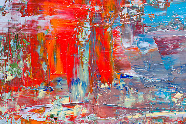 istock Abstract art background. Hand-painted background 509417120