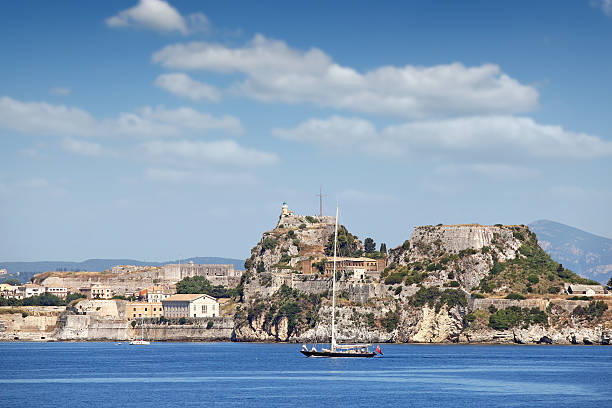 istock Old fortress and Corfu town Greece 509417442