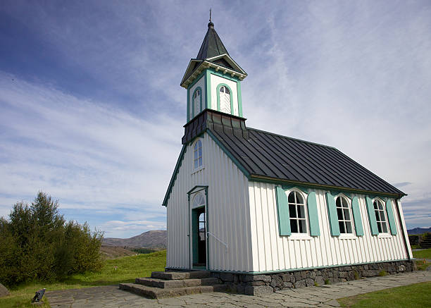 1st Iceland Church. stock photo