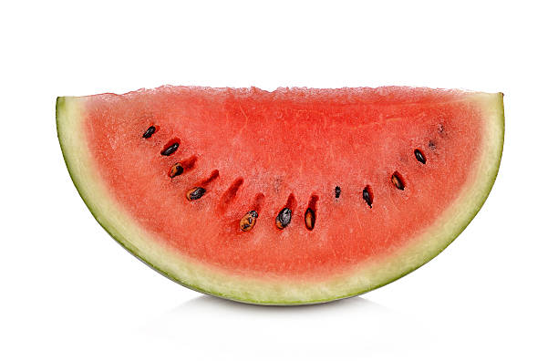 istock Sliced ripe watermelon isolated on white background 509420242