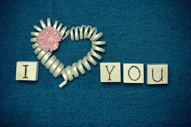 istock Wooden composition and space for text. Romantic love theme 509420286