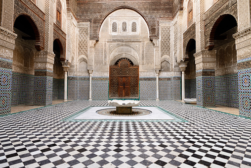 The Al-Qarawiyyin Mosque in Fez, Morocco
