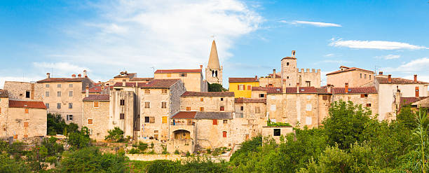 istock Panoramic view of Bale village, Croatia. 509424149