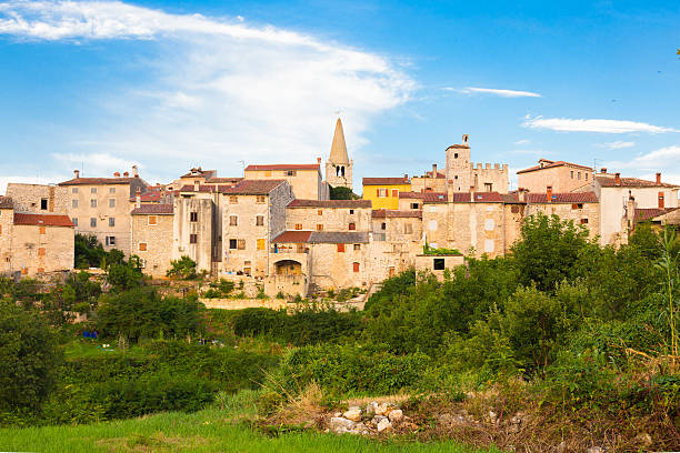 istock Panoramic view of Bale village, Croatia. 509424151