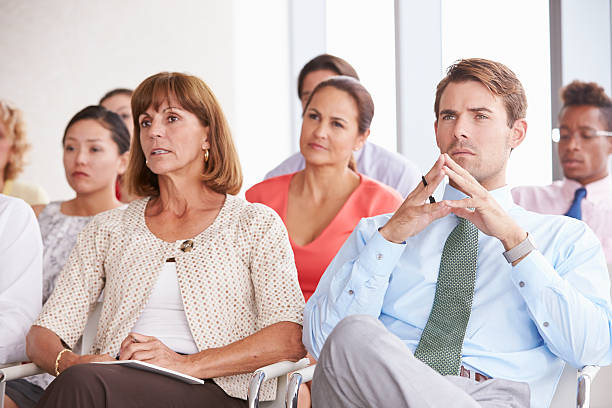 istock Business Delegates Listening To Presentation At Conference 509424553