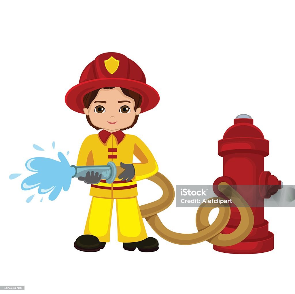 Ilustración de Ilustración De Dibujos Animados De Bombero Un Niño y más Vectores Libres de Derechos de Accesorio de cabeza - iStock Ilustración de Ilustración De Dibujos Animados De Bombero Un Niño y más Vectores Libres de Derechos de Accesorio de cabeza - iStock