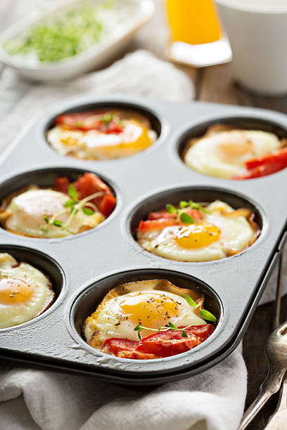 istock Baked eggs in maffin tin 509428296