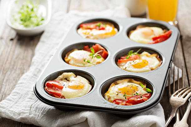 istock Baked eggs in maffin tin 509428456