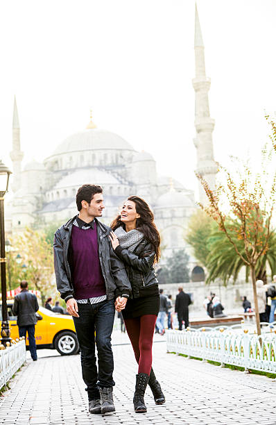 istock Young Couple Having A Walk Near The Blue Mosque 509429572