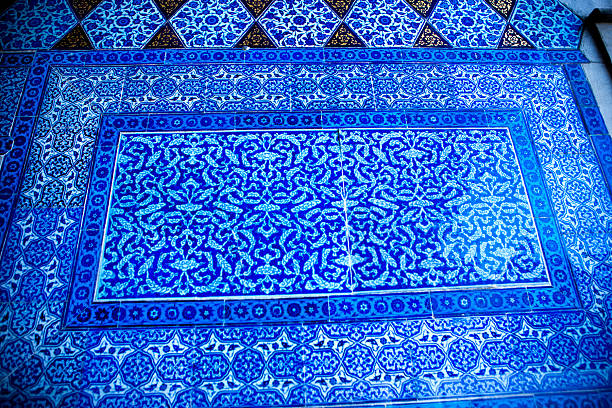 istock Detail of turkish tiles. 509431206