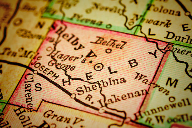 istock Shelby | Missouri County maps 509432318