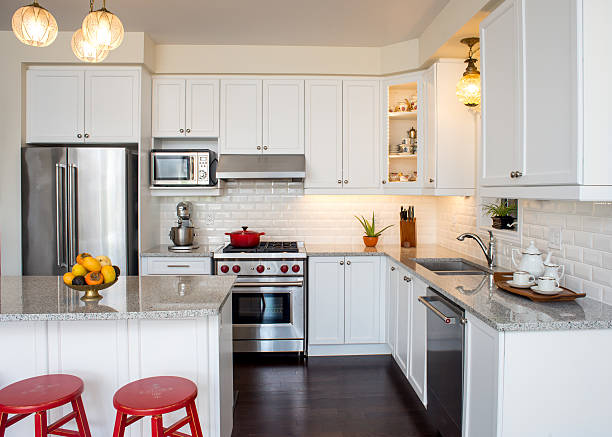 istock Professionally designed new kitchen with touch of retro style 509434734