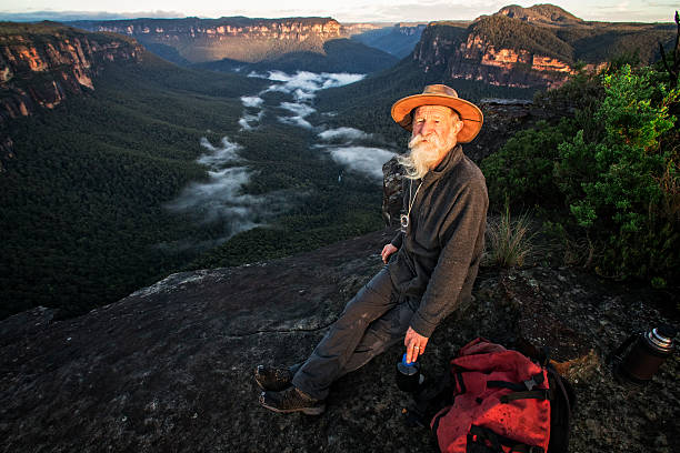 istock Senior Man Backpacking in Australia 509435596